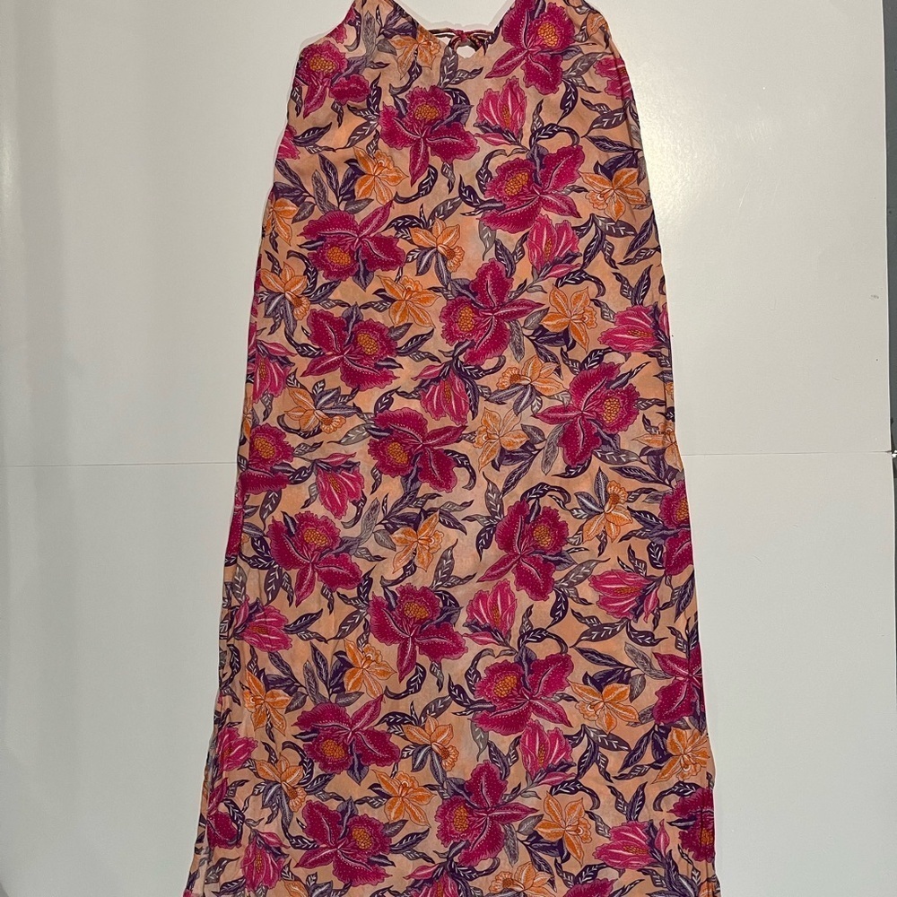 Old Navy Floral Maxi Dress - Pink and Purple - Picture 7 of 11
